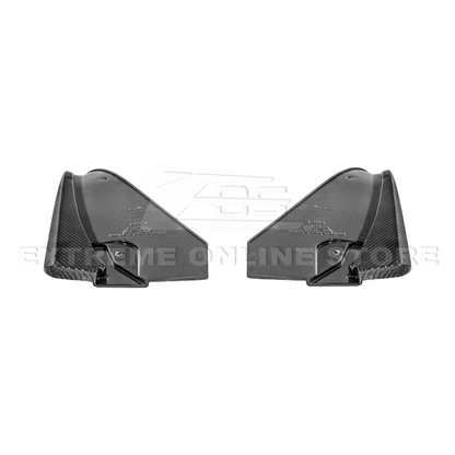 2016-19 Cadillac CTS-V DRY CARBON FIBER Front Mud Flaps Splash Guard image 13