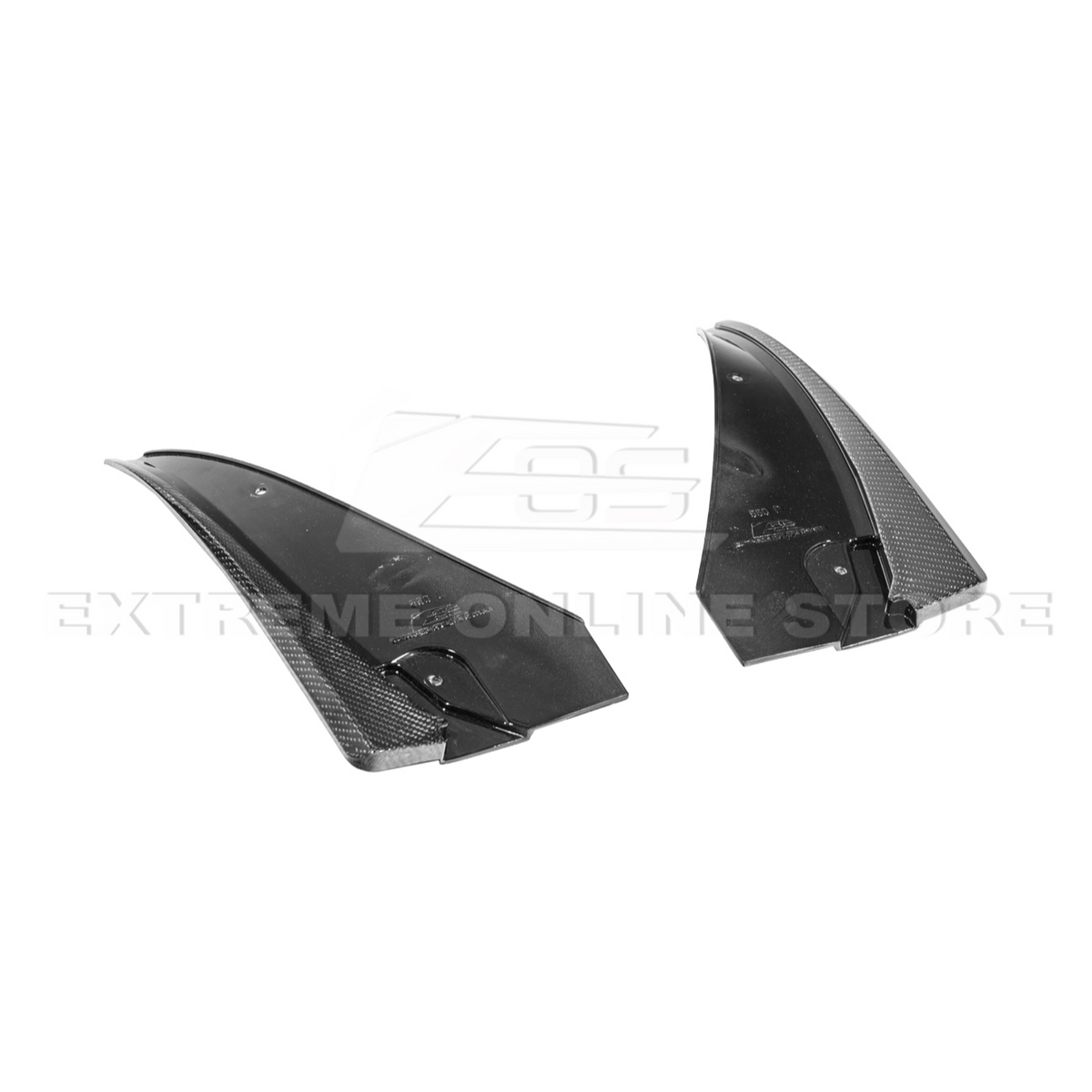 2016-19 Cadillac CTS-V DRY CARBON FIBER Front Mud Flaps Splash Guard image 10