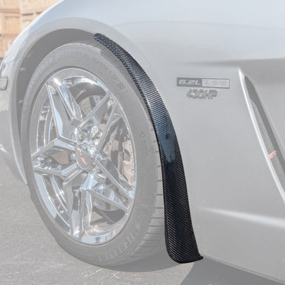 Chevrolet Corvette C6 Base Front Guards Mud Flaps image 3