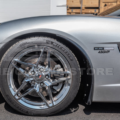 Chevrolet Corvette C6 Base Front Guards Mud Flaps image 24