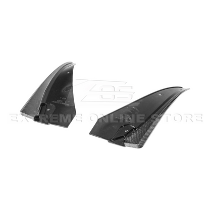 2016-19 Cadillac CTS-V DRY CARBON FIBER Front Mud Flaps Splash Guard image 18