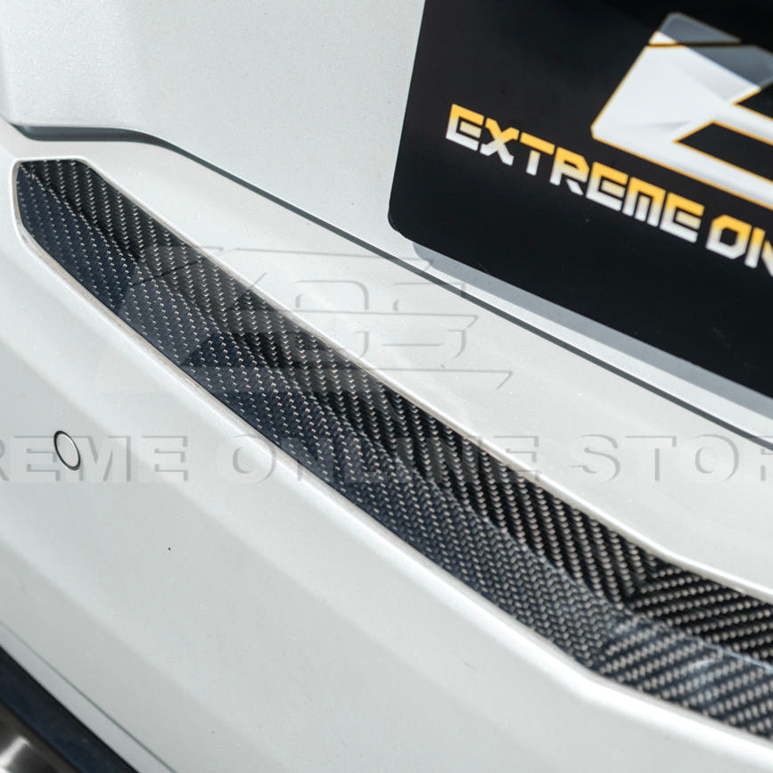 2015-19 Cadillac ATS ATS-V Coupe DRY CARBON FIBER Rear Trunk Applique Insert Trim image 16