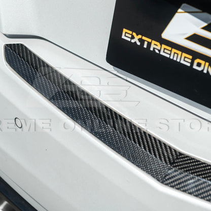 2015-19 Cadillac ATS ATS-V Coupe DRY CARBON FIBER Rear Trunk Applique Insert Trim image 16