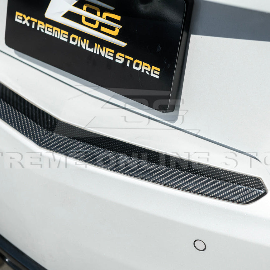 2015-19 Cadillac ATS ATS-V Coupe DRY CARBON FIBER Rear Trunk Applique Insert Trim image 17