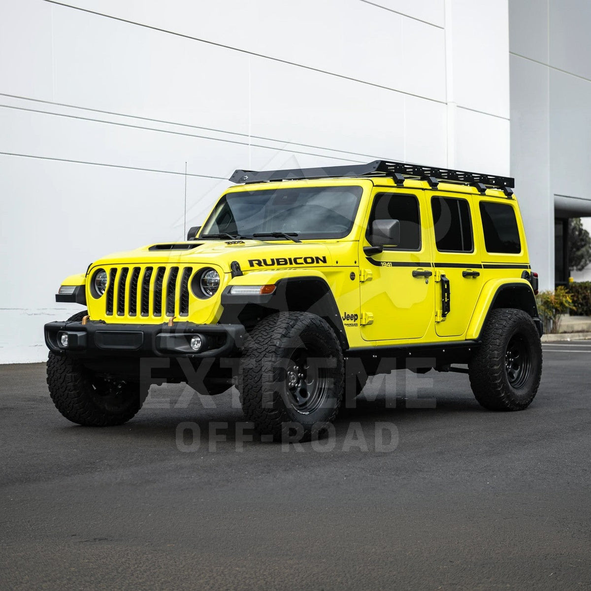2018-Up Jeep Wrangler JL Carbon Steel Black Top Roof Cargo Rack image 48