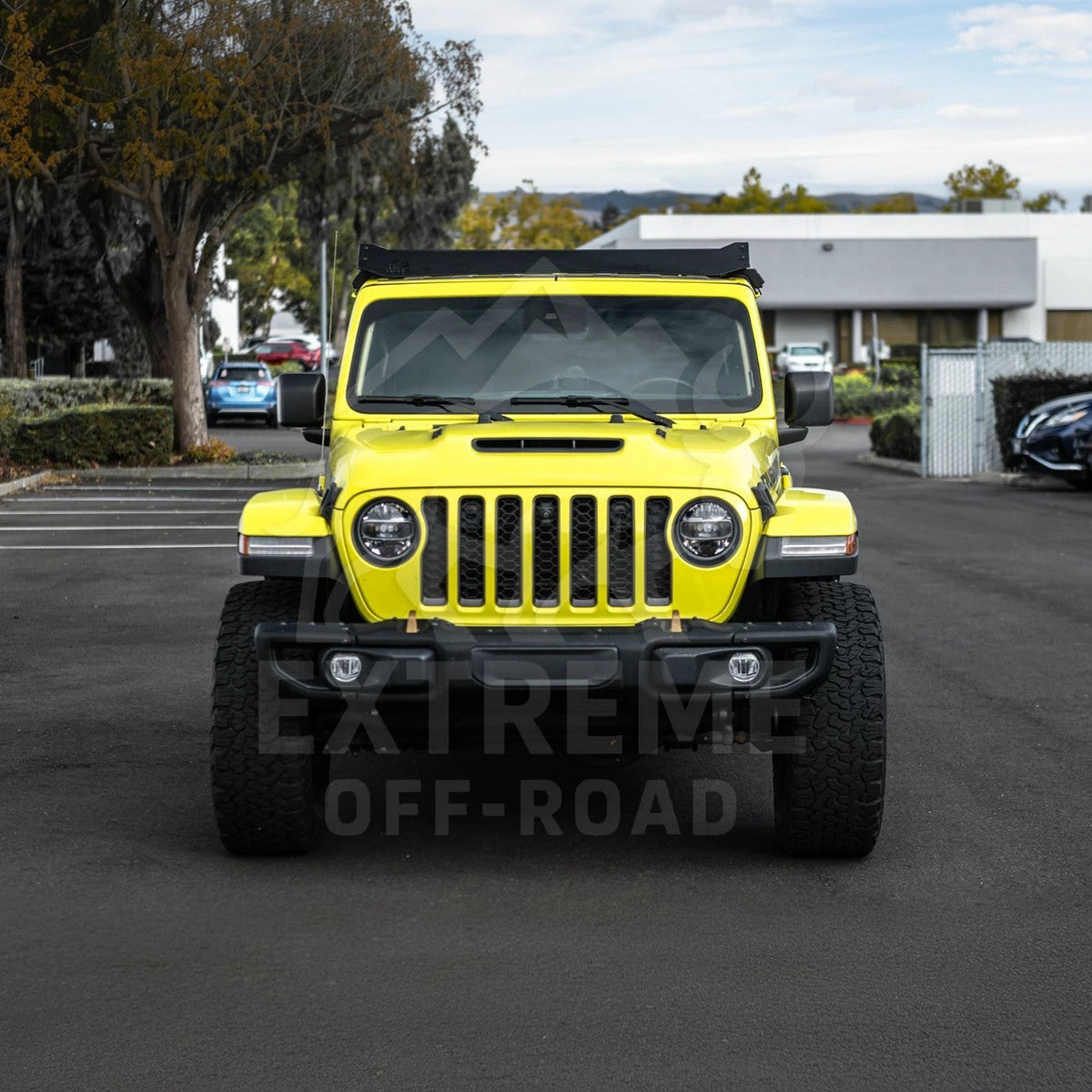 2018-Up Jeep Wrangler JL Carbon Steel Black Top Roof Cargo Rack image 49