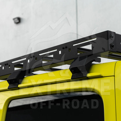 2018-Up Jeep Wrangler JL Carbon Steel Black Top Roof Cargo Rack image 56