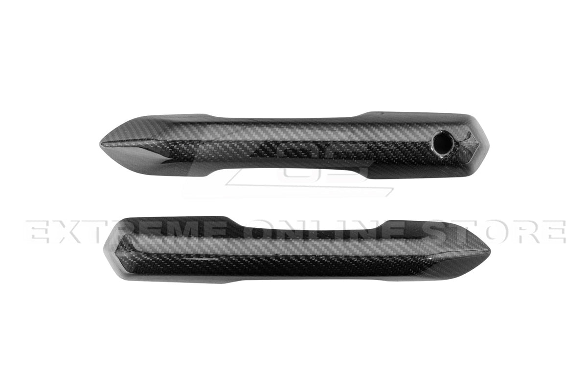 2024-Up Ford Mustang DRY CARBON FIBER Door Handle Cover image 10