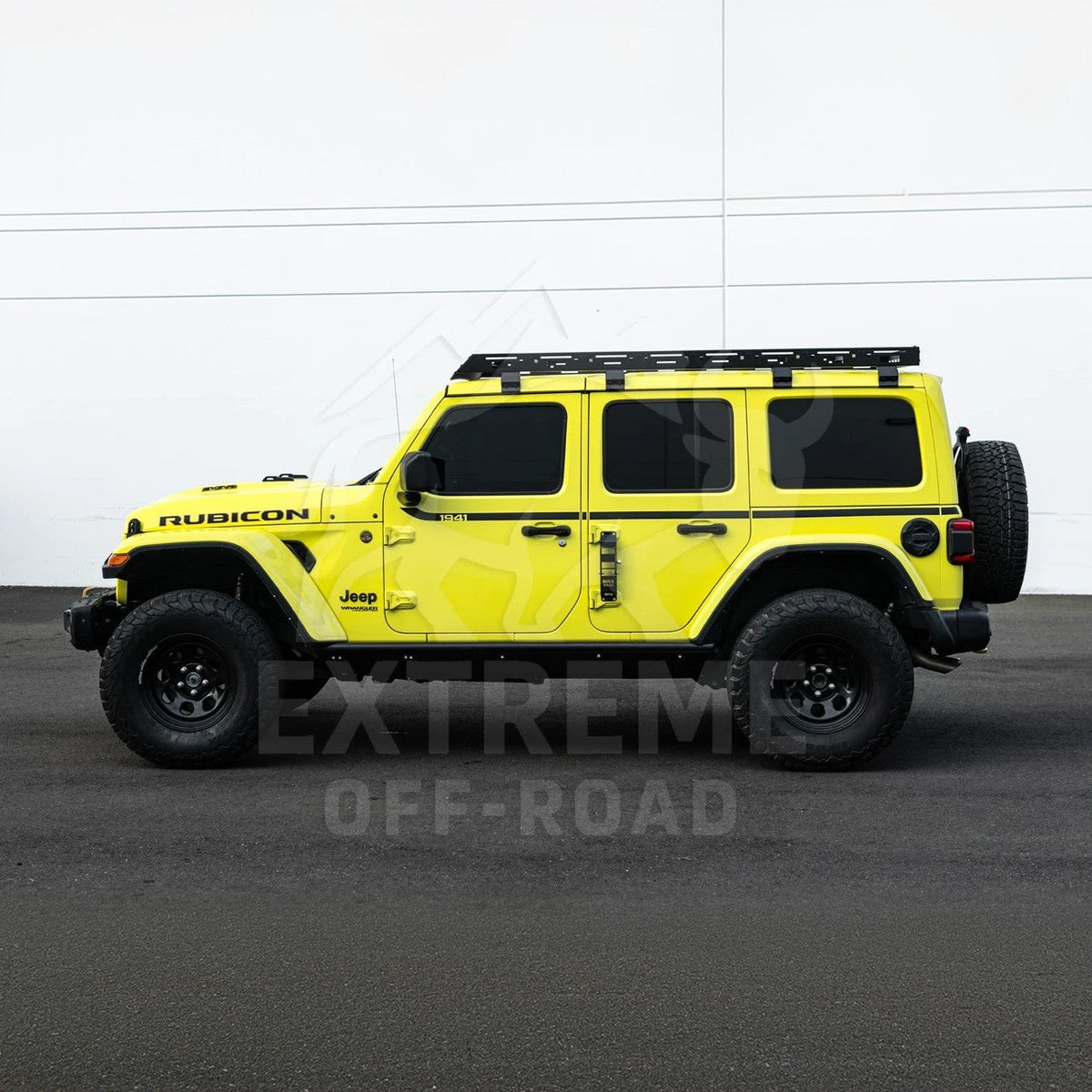 2018-Up Jeep Wrangler JL Carbon Steel Black Top Roof Cargo Rack image 51