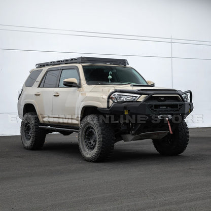 2010-24 Toyota 4Runner V2 Carbon Steel Black Top Roof Rack Cargo Carrier image 16