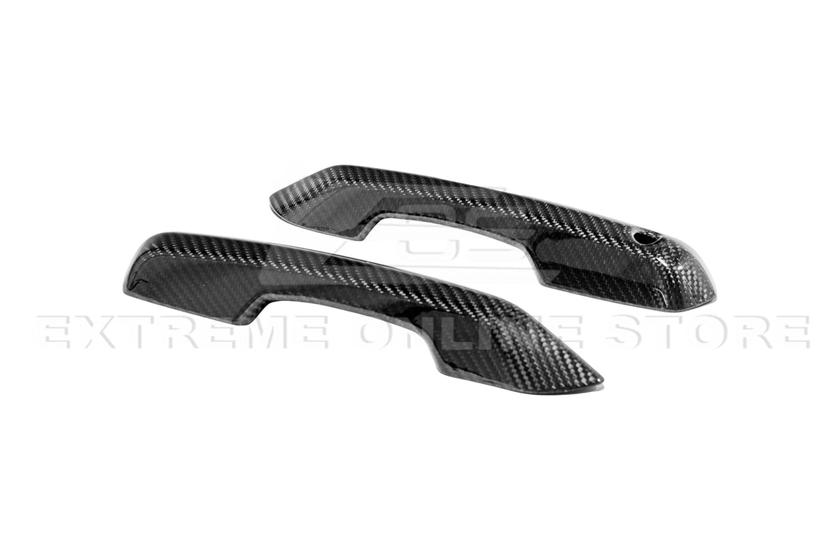 2024-Up Ford Mustang DRY CARBON FIBER Door Handle Cover image 9