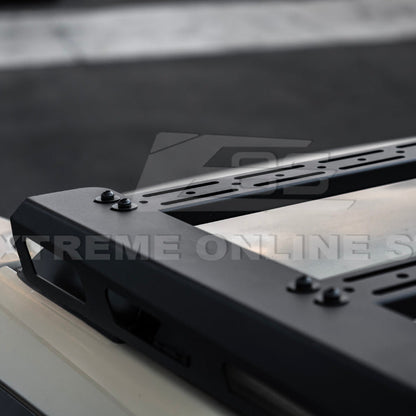 2010-24 Toyota 4Runner V2 Carbon Steel Black Top Roof Rack Cargo Carrier image 19