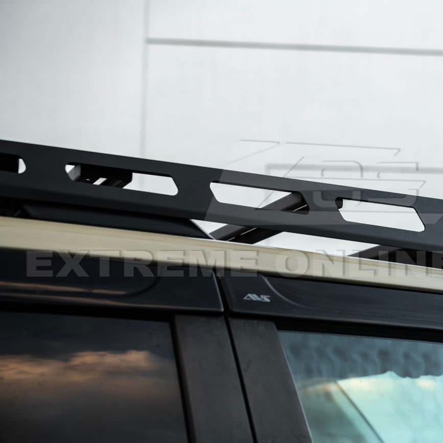 2010-24 Toyota 4Runner V2 Carbon Steel Black Top Roof Rack Cargo Carrier image 22