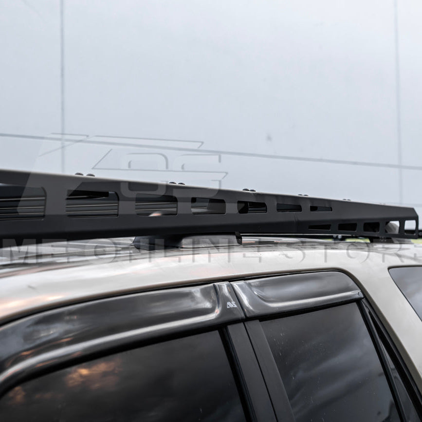2010-24 Toyota 4Runner V2 Carbon Steel Black Top Roof Rack Cargo Carrier image 24