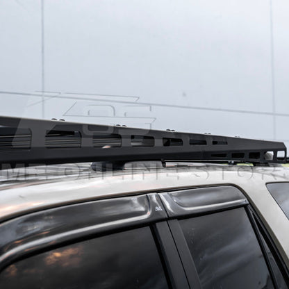 2010-24 Toyota 4Runner V2 Carbon Steel Black Top Roof Rack Cargo Carrier image 24
