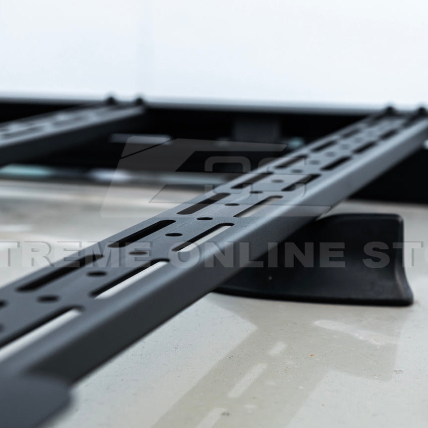 2010-24 Toyota 4Runner V2 Carbon Steel Black Top Roof Rack Cargo Carrier image 26