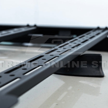 2010-24 Toyota 4Runner V2 Carbon Steel Black Top Roof Rack Cargo Carrier image 26
