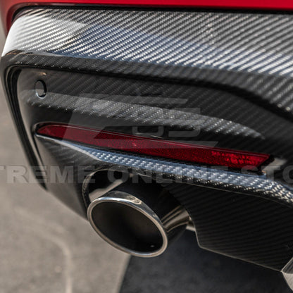 2024+ Ford Mustang GT Style Dry Carbon Fiber Rear Bumper Diffuser image 13