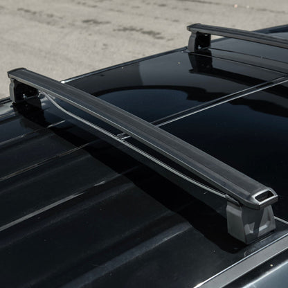 2022-Up GMC Hummer EV | Aluminum Roof Mounted Cargo & Luggage Cross Rail Rack image 16