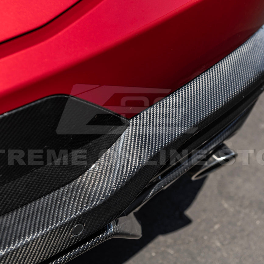 2024+ Ford Mustang GT Style Dry Carbon Fiber Rear Bumper Diffuser image 14