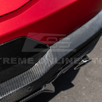 2024+ Ford Mustang GT Style Dry Carbon Fiber Rear Bumper Diffuser image 14