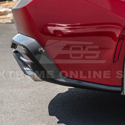 2024+ Ford Mustang GT Style Dry Carbon Fiber Rear Bumper Diffuser image 15