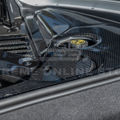 Chevrolet Corvette C8 DRY CARBON FIBER Engine Bay Struct Covers image 11