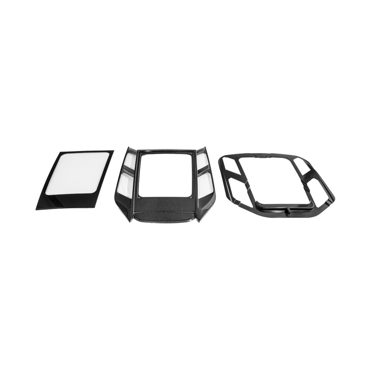 2020-Up Corvette C8 Convertible Rear Hatch Upper HTC Tonneau Window Inserts image 51