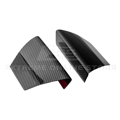 2015-20 Ford Mustang Shelby GT350 DRY Carbon Fiber Front Upper Grille Inserts Pair image 19