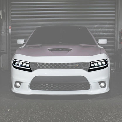 2015-23 Charger EOS Performance LED DRL Sequential Signal Projector Headlights image 1