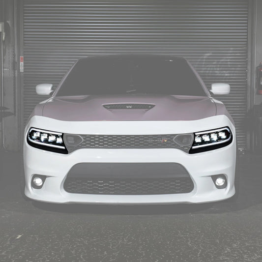 2015-23 Charger EOS Performance LED DRL Sequential Signal Projector Headlights image 1