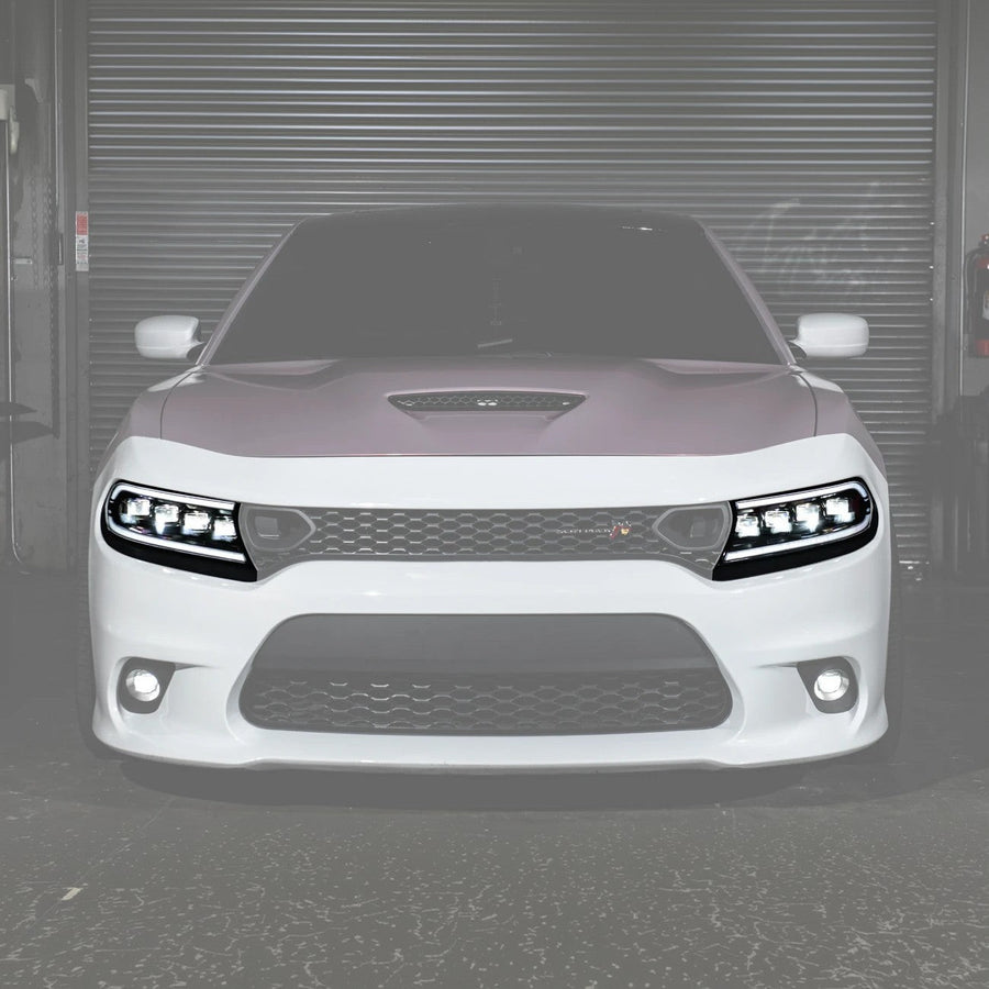 2015-23 Charger EOS Performance LED DRL Sequential Signal Projector Headlights image 1