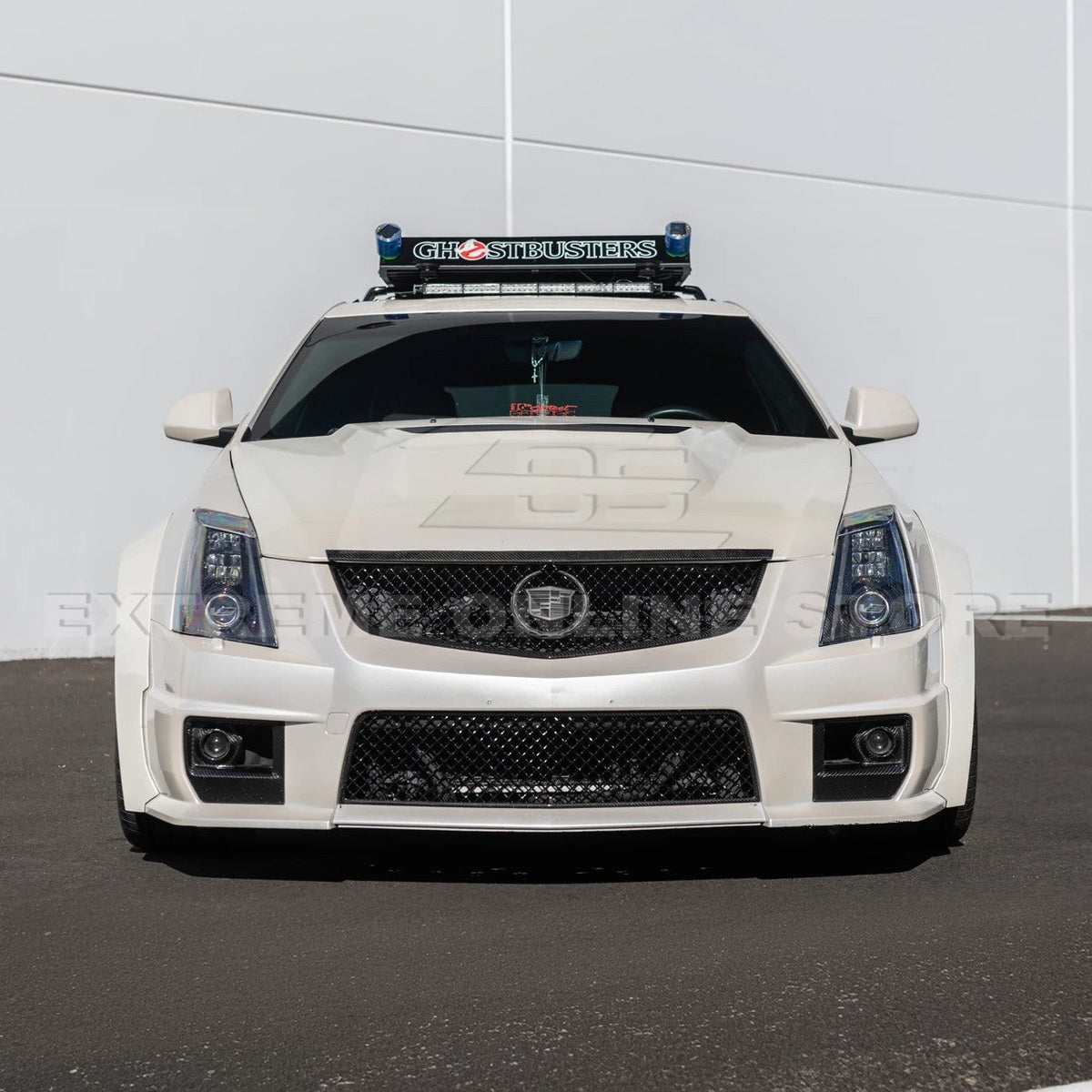 2009-15 Cadillac CTS-V Dry Carbon Fiber Front Fog Light Cover image 5