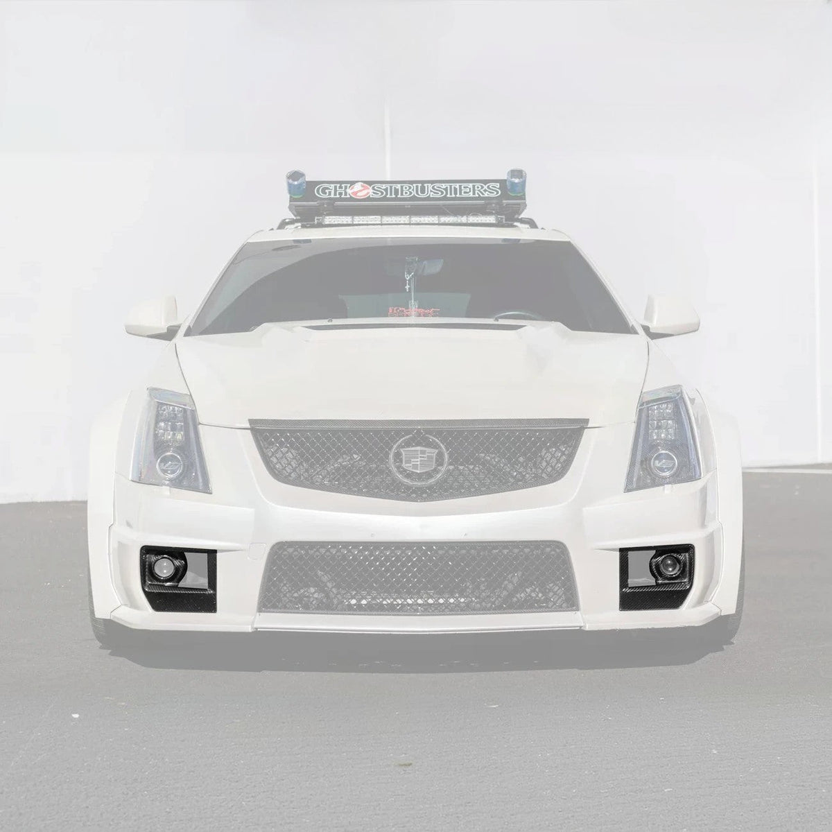 2009-15 Cadillac CTS-V Dry Carbon Fiber Front Fog Light Cover image 2