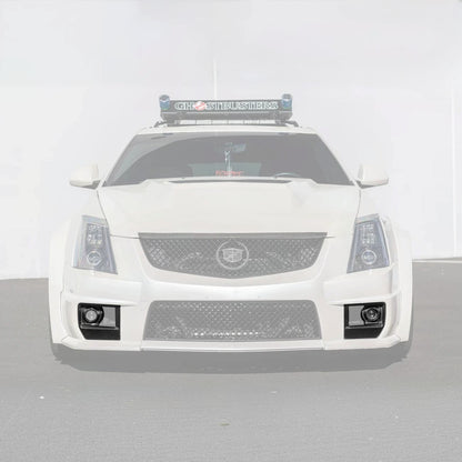 2009-15 Cadillac CTS-V Dry Carbon Fiber Front Fog Light Cover image 2