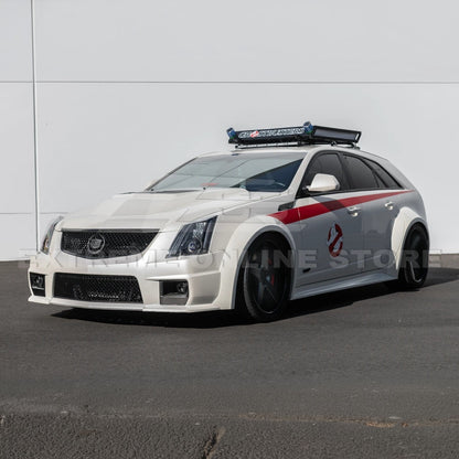 2009-15 Cadillac CTS-V Dry Carbon Fiber Front Fog Light Cover image 3
