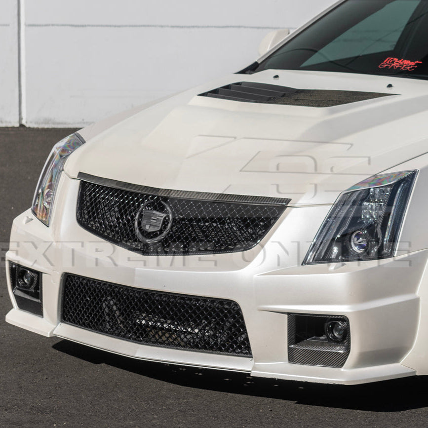 2009-15 CTS-V Dry Carbon Fiber Headlights Internal Lens Cover image 4