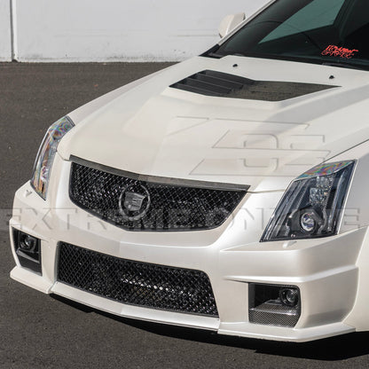 2009-15 Cadillac CTS-V Dry Carbon Fiber Front Fog Light Cover image 4