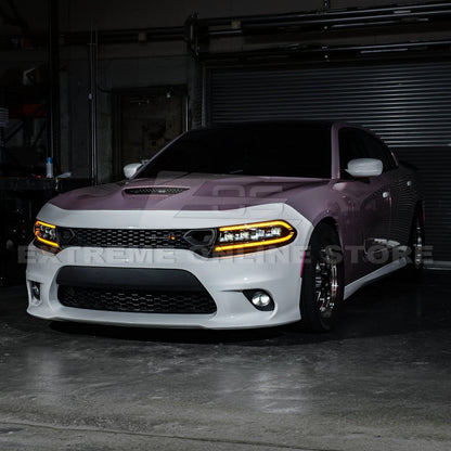 2015-23 Charger EOS Performance LED DRL Sequential Signal Projector Headlights image 4