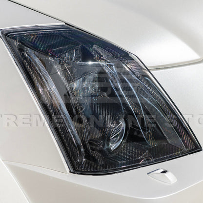 2009-15 CTS-V Dry Carbon Fiber Headlights Internal Lens Cover image 11