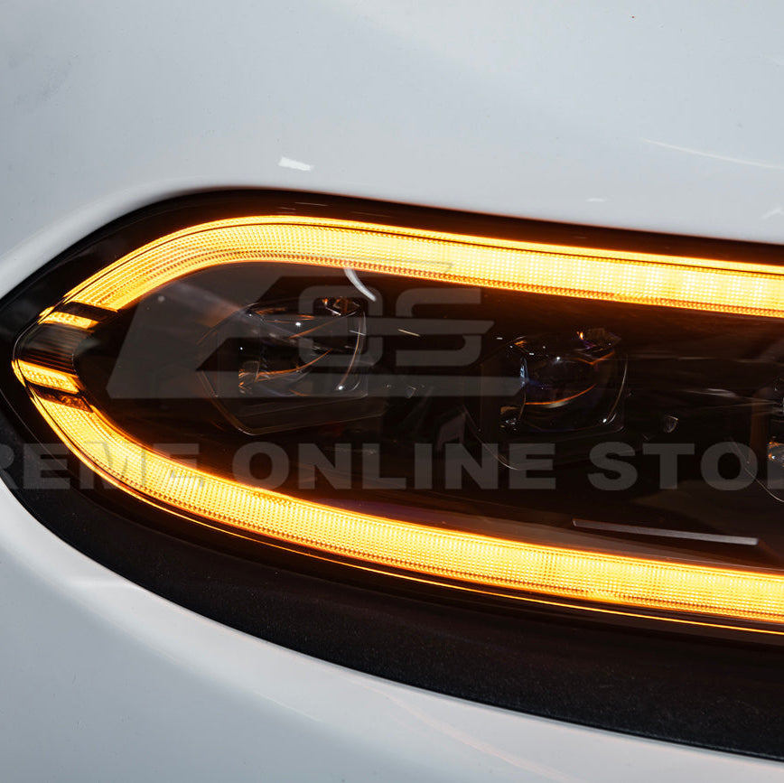 2015-23 Charger EOS Performance LED DRL Sequential Signal Projector Headlights image 23