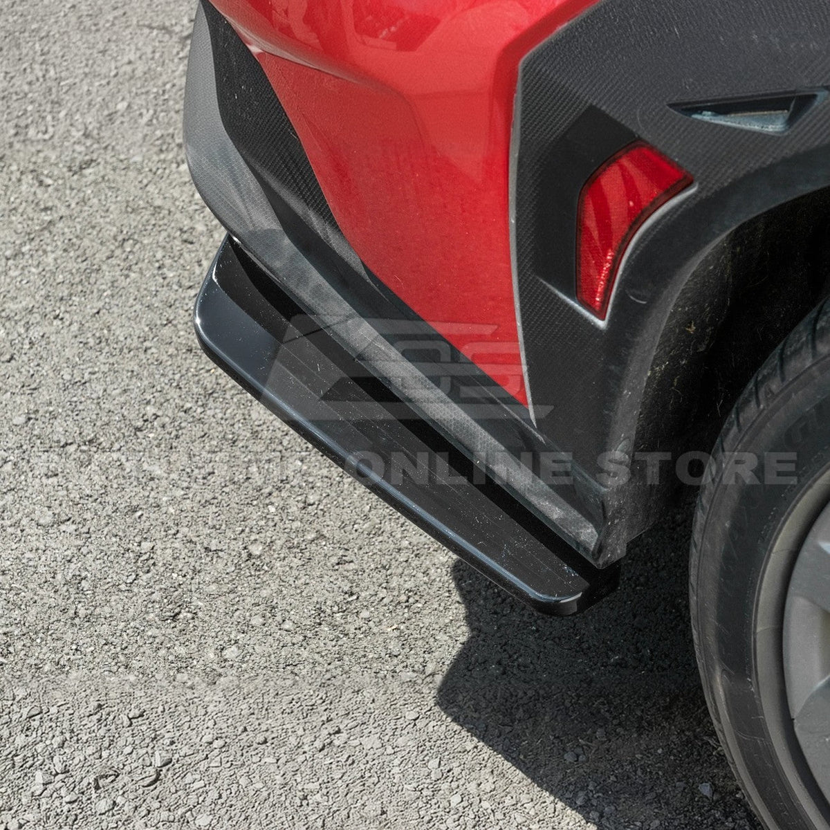2022-Up Subaru WRX Performance Rear Bumper Apron Lip Splitter image 17