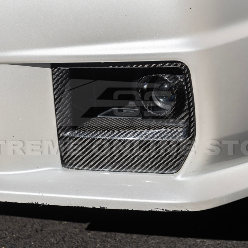 2009-15 Cadillac CTS-V Dry Carbon Fiber Front Fog Light Cover image 13