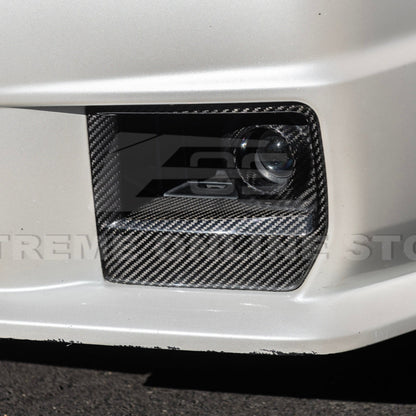 2009-15 Cadillac CTS-V Dry Carbon Fiber Front Fog Light Cover image 13