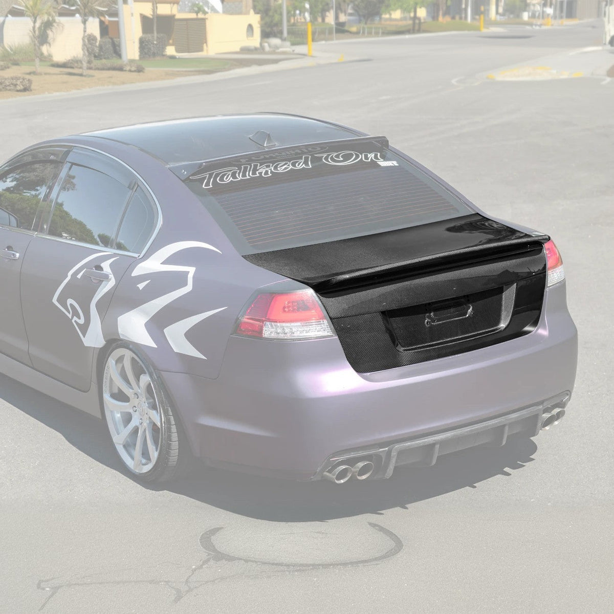 2008-09 Pontiac G8 | Carbon Fiber Replacement Rear Trunk w/ Integrated Spoiler image 2
