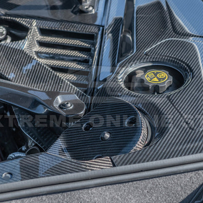 Chevrolet Corvette C8 DRY CARBON FIBER Engine Bay Struct Covers image 20