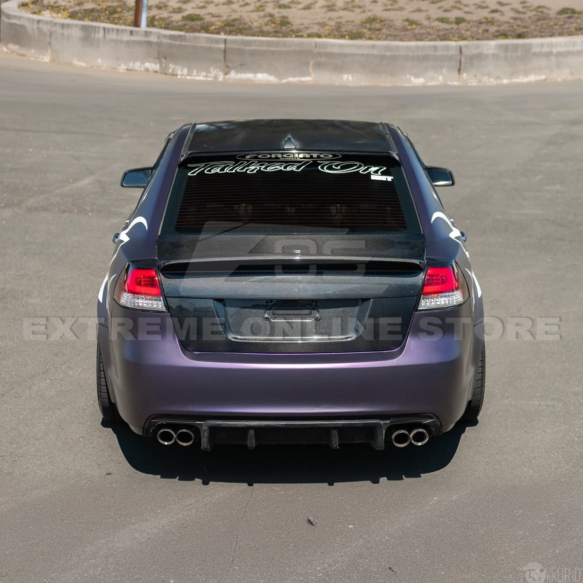 2008-09 Pontiac G8 | Carbon Fiber Replacement Rear Trunk w/ Integrated Spoiler image 6