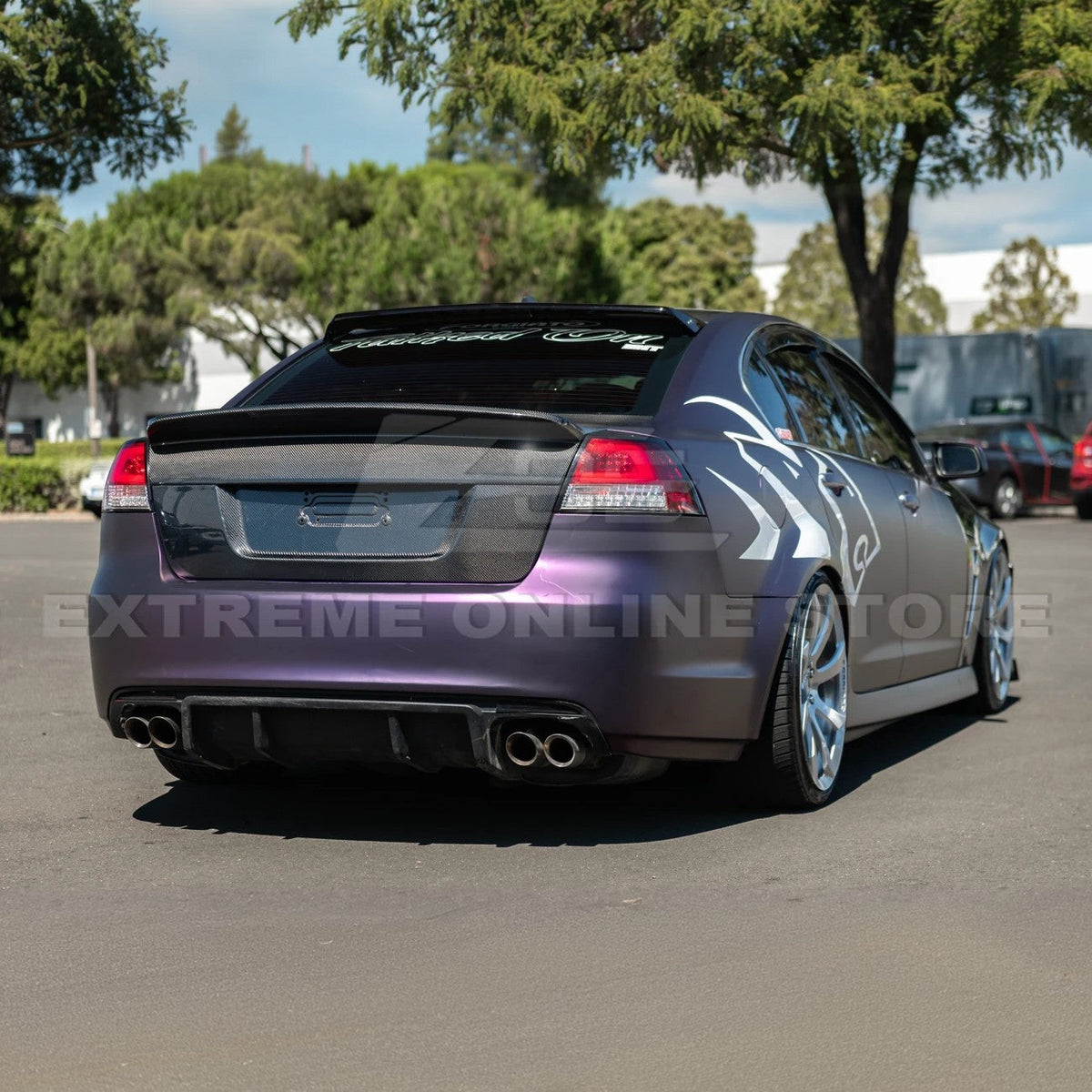 2008-09 Pontiac G8 | Carbon Fiber Replacement Rear Trunk w/ Integrated Spoiler image 7