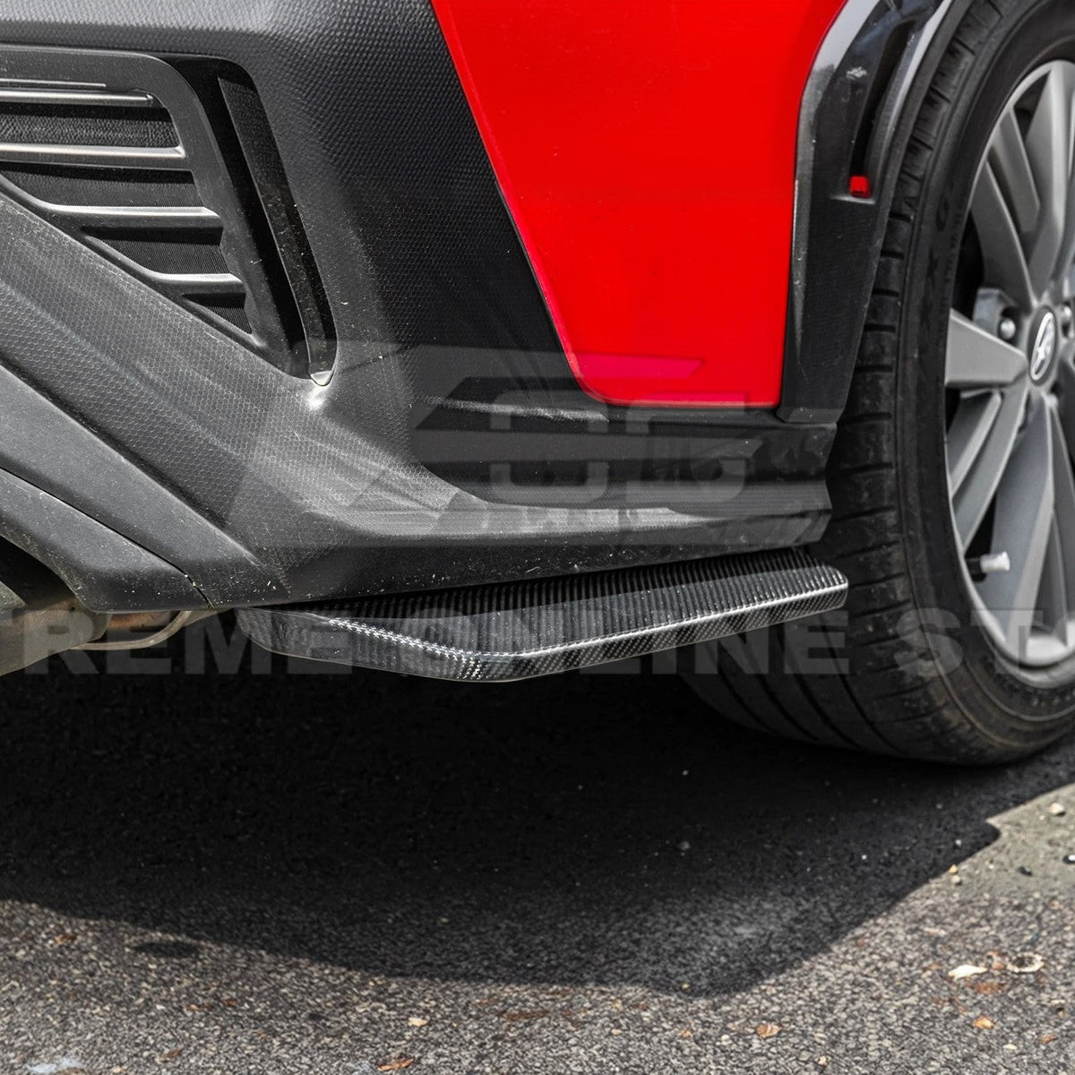 2022-Up Subaru WRX Performance Rear Bumper Apron Lip Splitter image 43