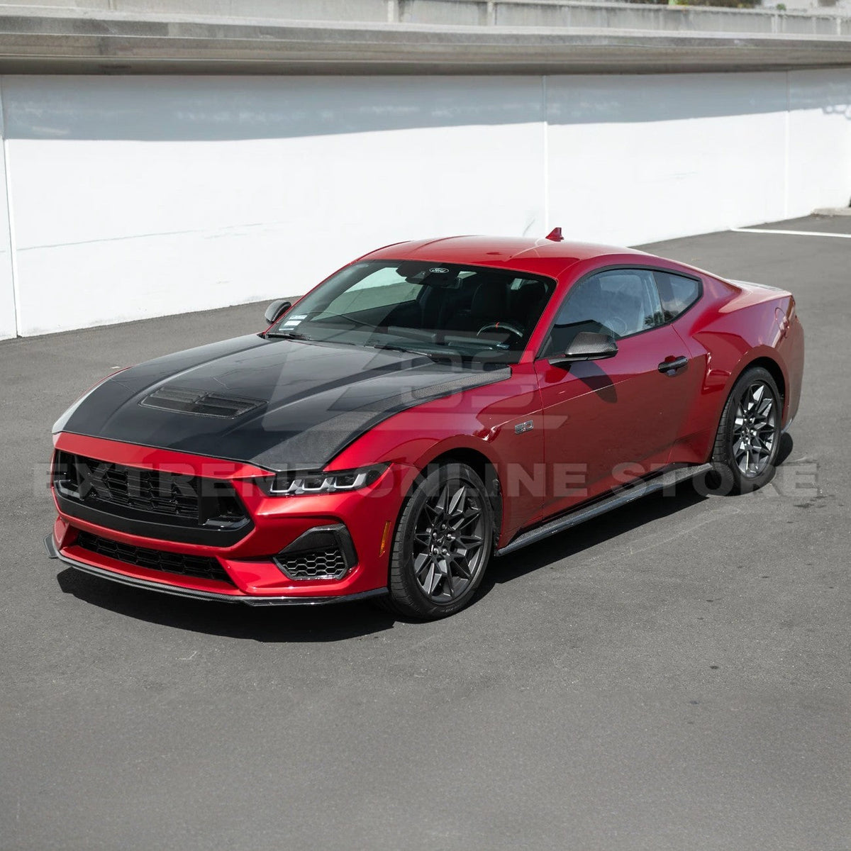 2024-Up Ford Mustang S650 Add-On Side Skirts Extension image 4